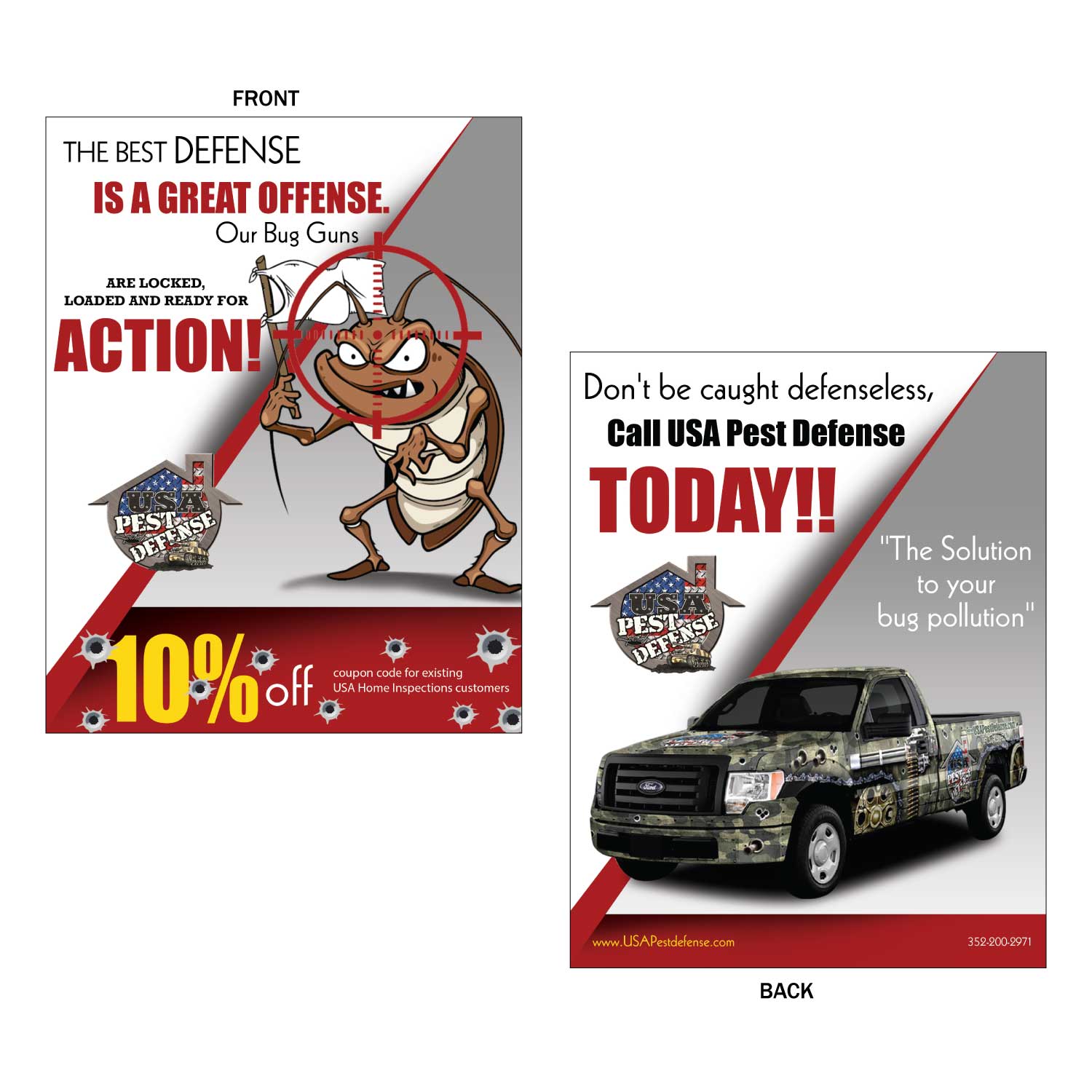 Diseño de Flyer por Roselyn... para USA Home Inspections | Diseño #16340862