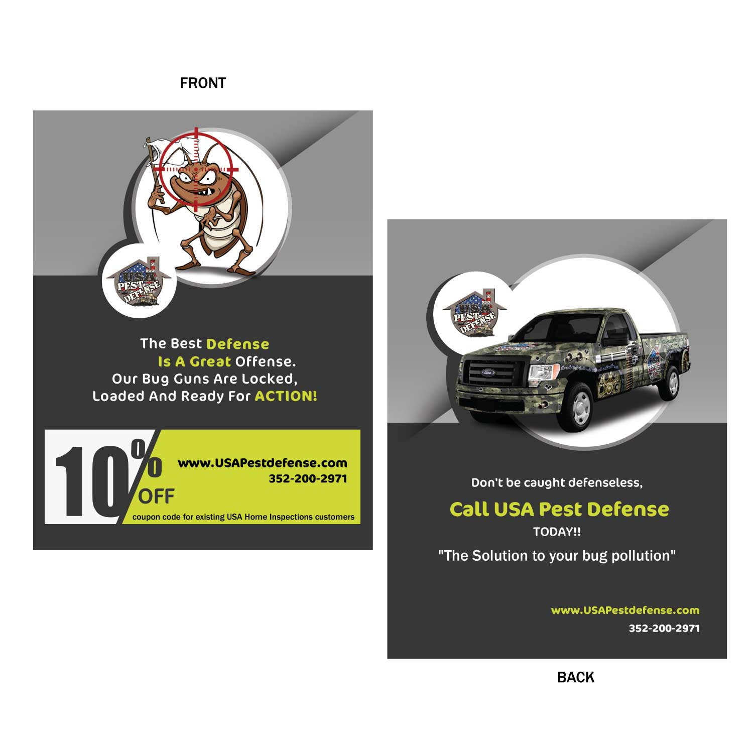 Flyer Design by Roselyn... for USA Home Inspections | Design #16344638