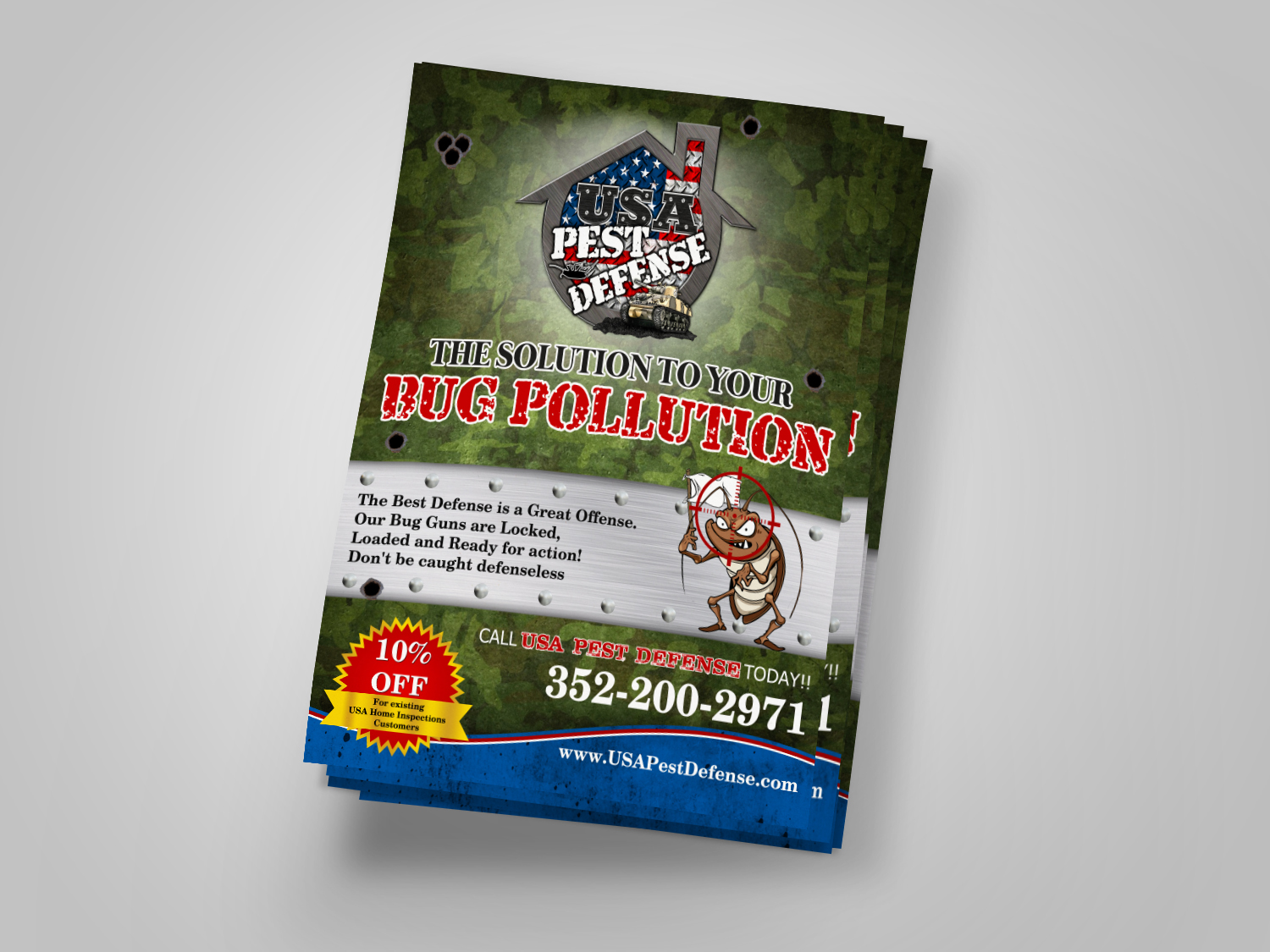 Flyer Design by debdesign for USA Home Inspections | Design #16359534