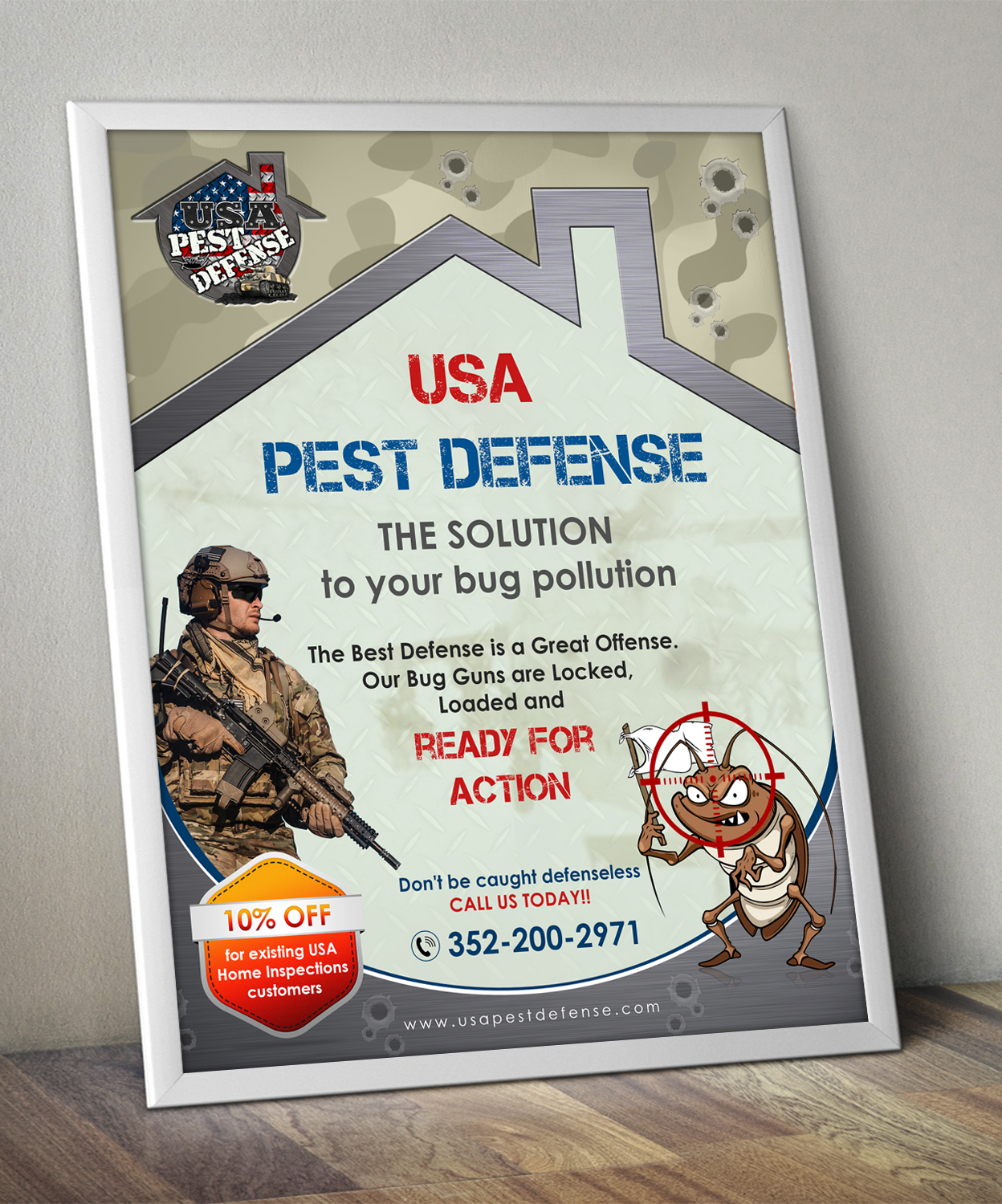 Flyer Design by debdesign for USA Home Inspections | Design #16371858