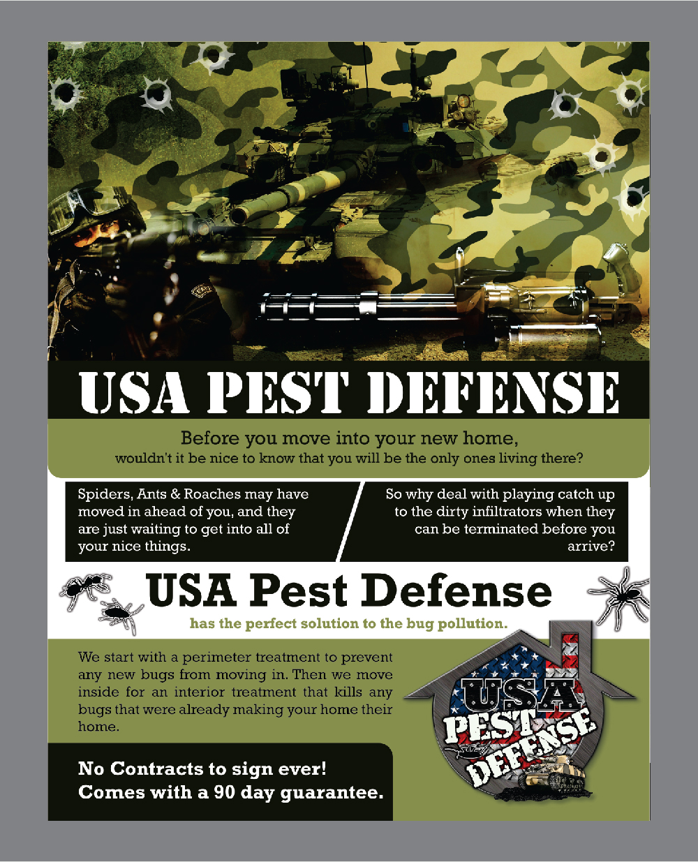 Flyer Design by Deziners Zone for USA Home Inspections | Design #16338021