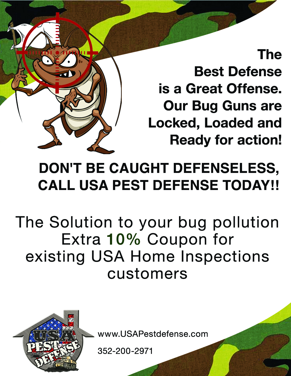 Flyer Design by brojas718 for USA Home Inspections | Design #16408269