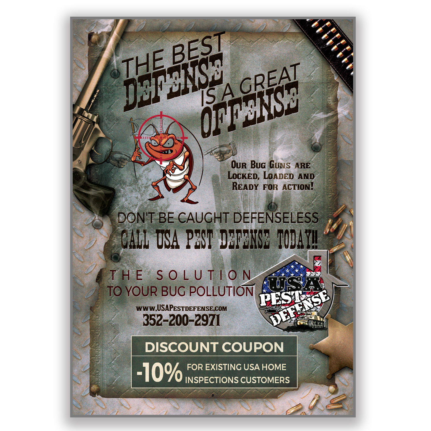 Flyer Design by Dana Noja for USA Home Inspections | Design #16451735