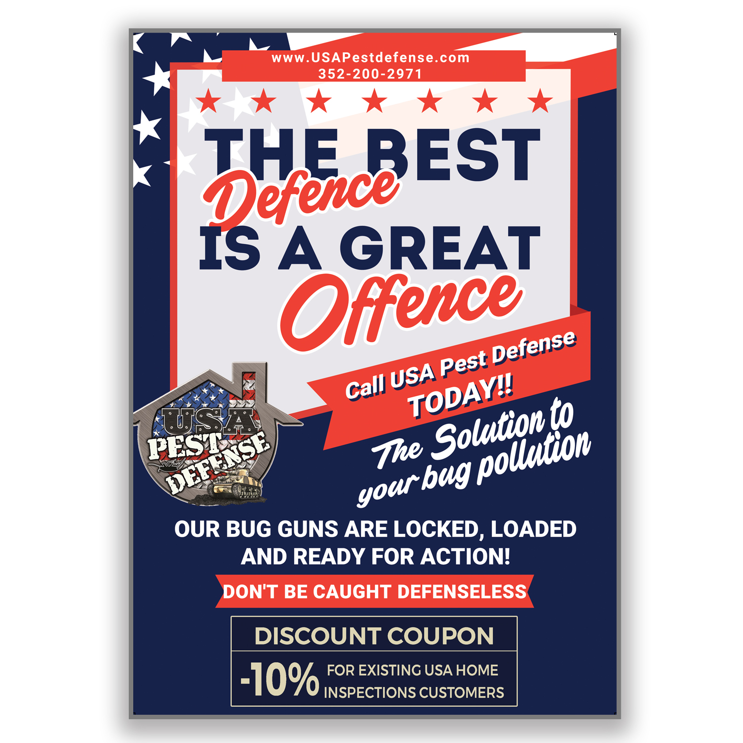 Flyer Design by Dana Noja for USA Home Inspections | Design #16451738