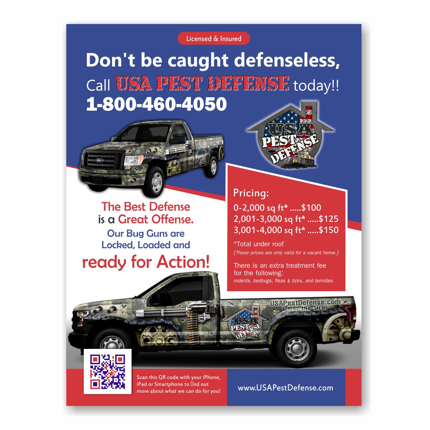 Flyer Design by Vo Minh Cong for USA Home Inspections | Design #16444490