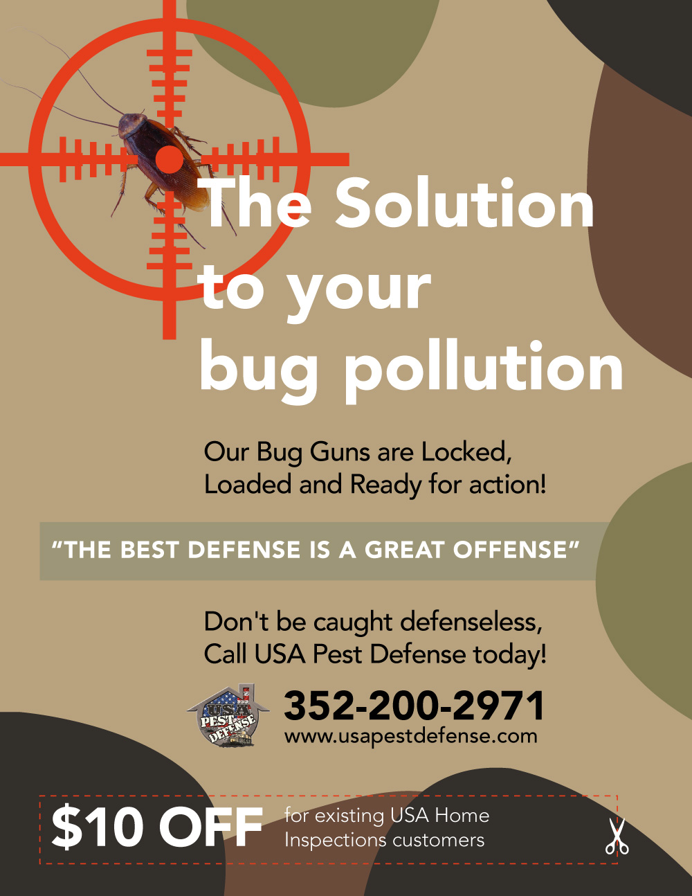 Flyer Design by Dolinsky for USA Home Inspections | Design #16395172