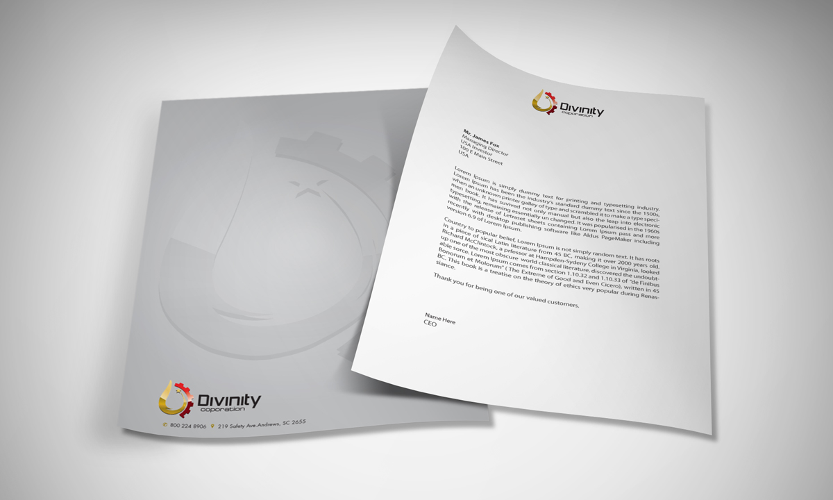 Letterhead Design by asimali for this project | Design #2673072