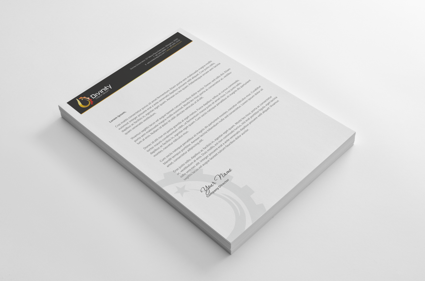 Letterhead Design by HYPdesign for this project | Design #2669598