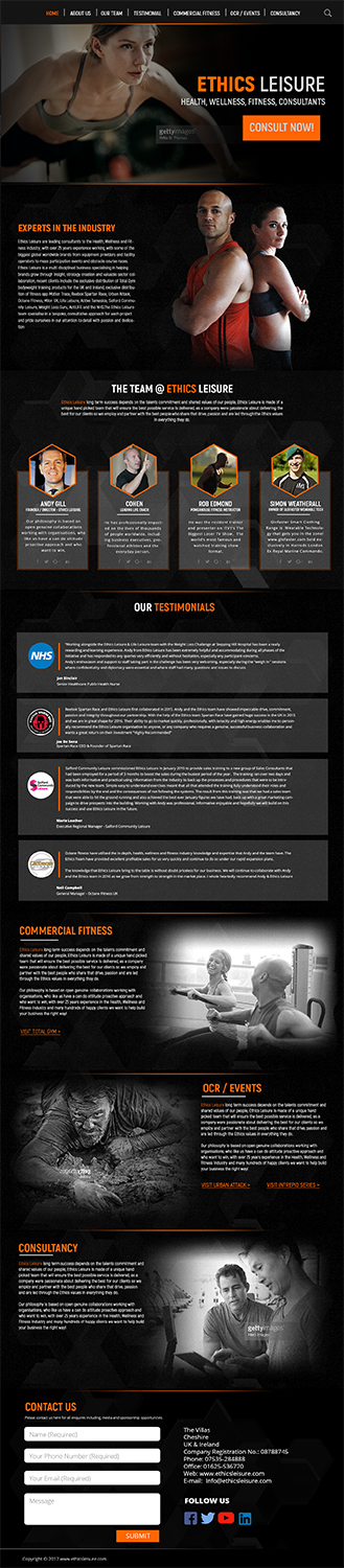 Web Design by Ivan Alcantara for this project | Design #16380001