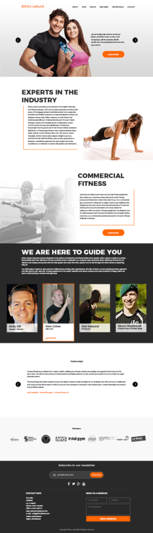 www.ethicsleisure.com | Web-Design von insert name here