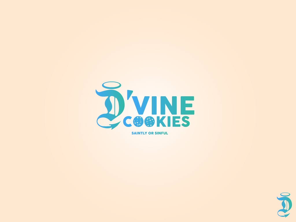 Logo Design by Tom 'Victorious' Wilkinson for D'vine Cookies | Design #16353173