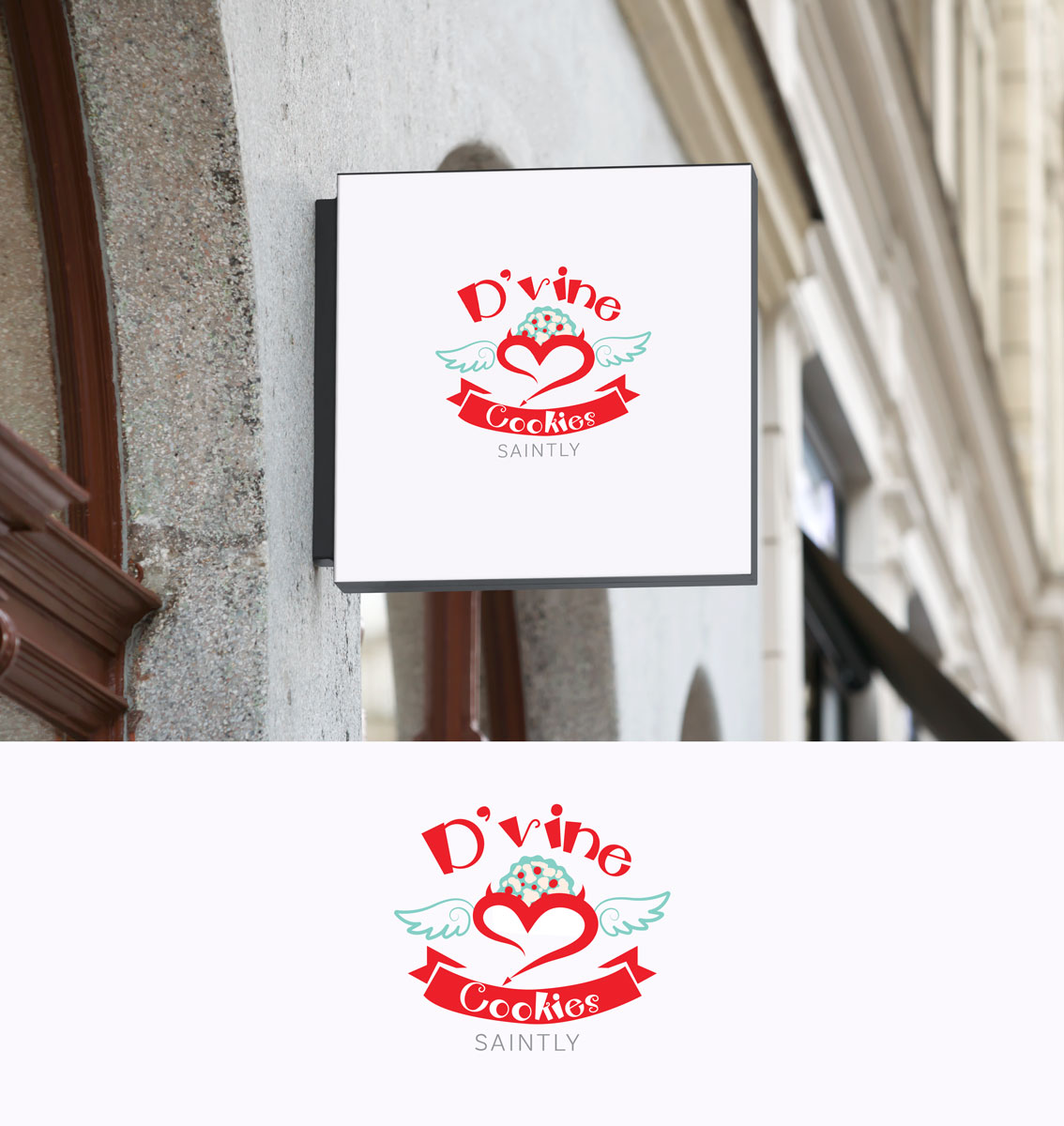 Logo Design by Impressive Solutions for D'vine Cookies | Design #16360028