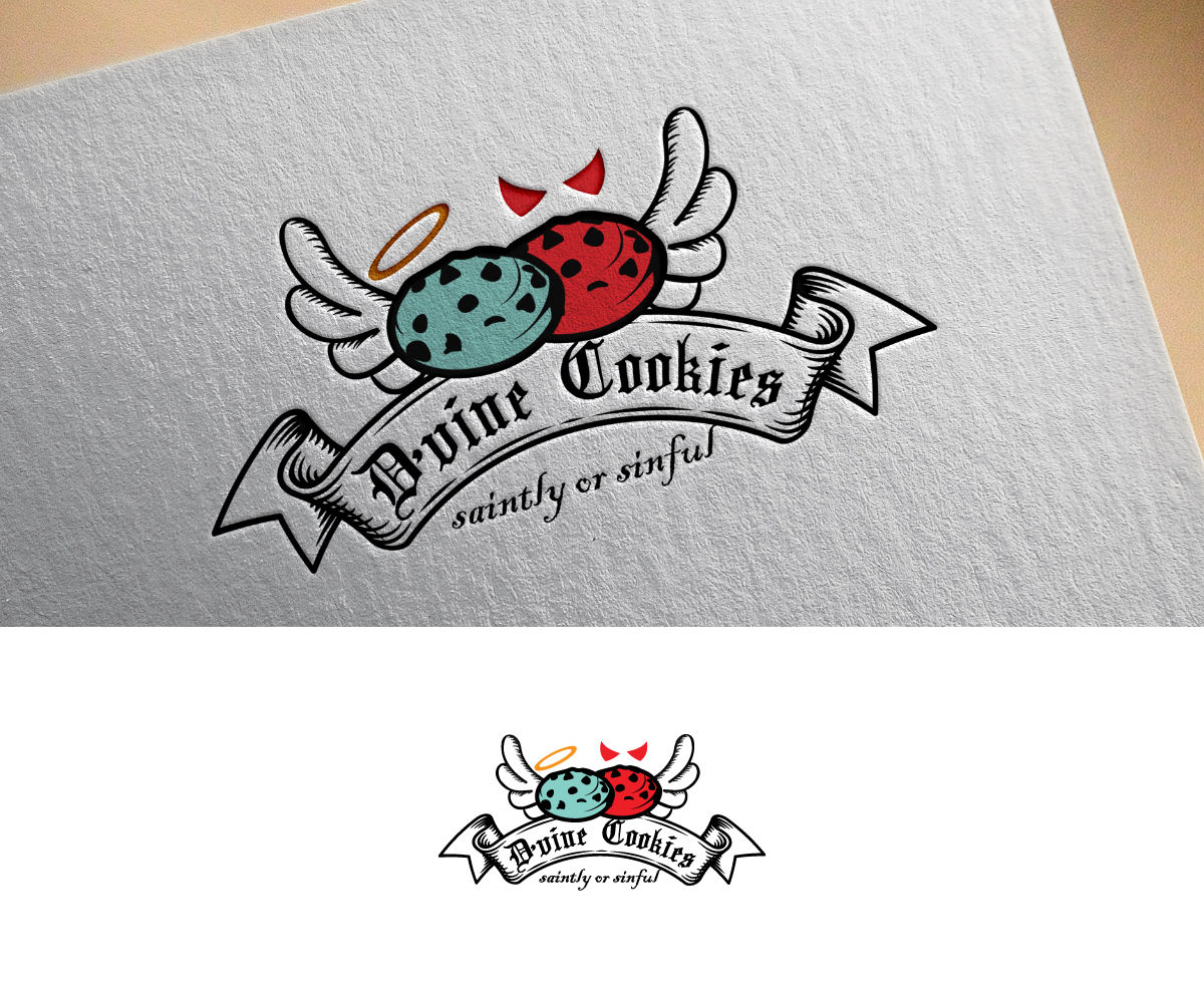Logo Design by Anekaa for D'vine Cookies | Design #16351620