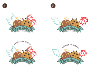 Logo Design by Anekaa for D'vine Cookies | Design: #16397787