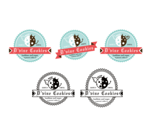 Logo Design by Anekaa for D'vine Cookies | Design: #16397788
