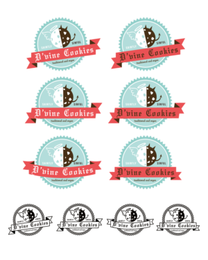 Logo Design by Anekaa for D'vine Cookies | Design: #16410826