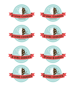 Logo Design by Anekaa for D'vine Cookies | Design: #16419019
