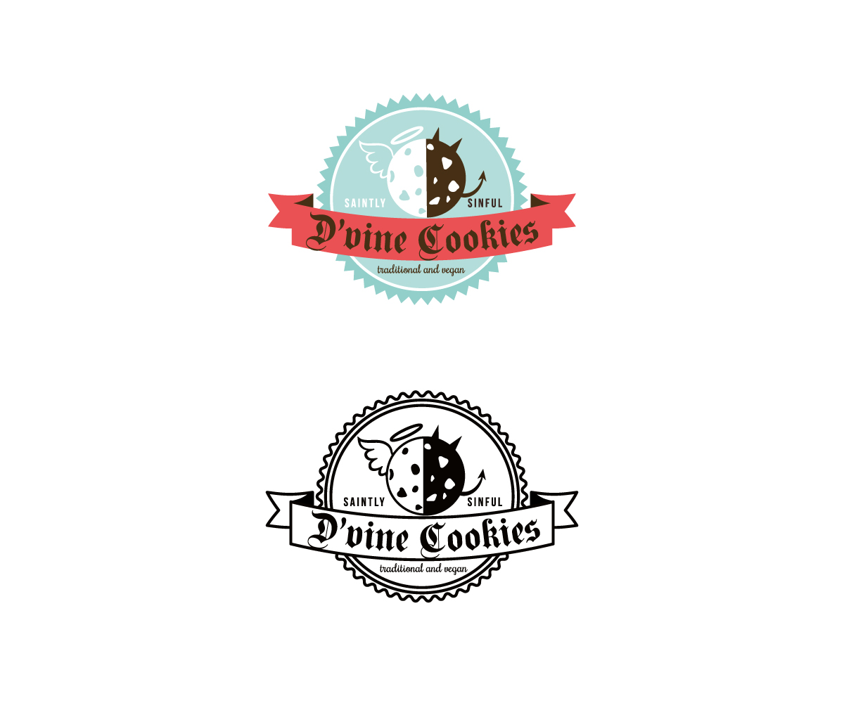 Logo Design by Anekaa for D'vine Cookies | Design #16426015