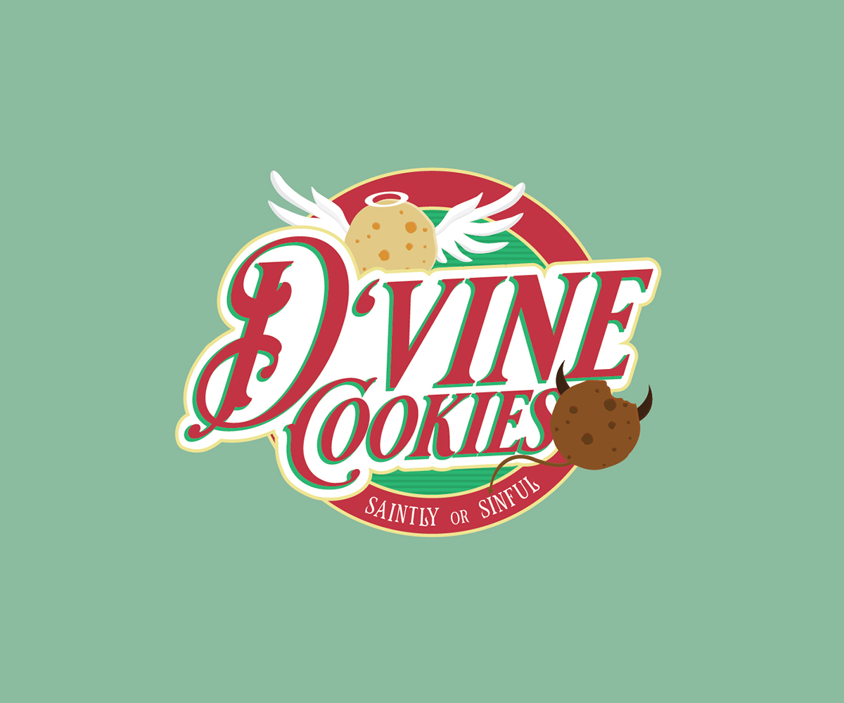 Logo Design by Hung Phung for D'vine Cookies | Design #16351167