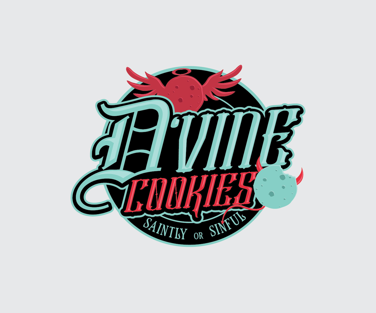 Logo Design by Hung Phung for D'vine Cookies | Design #16356797