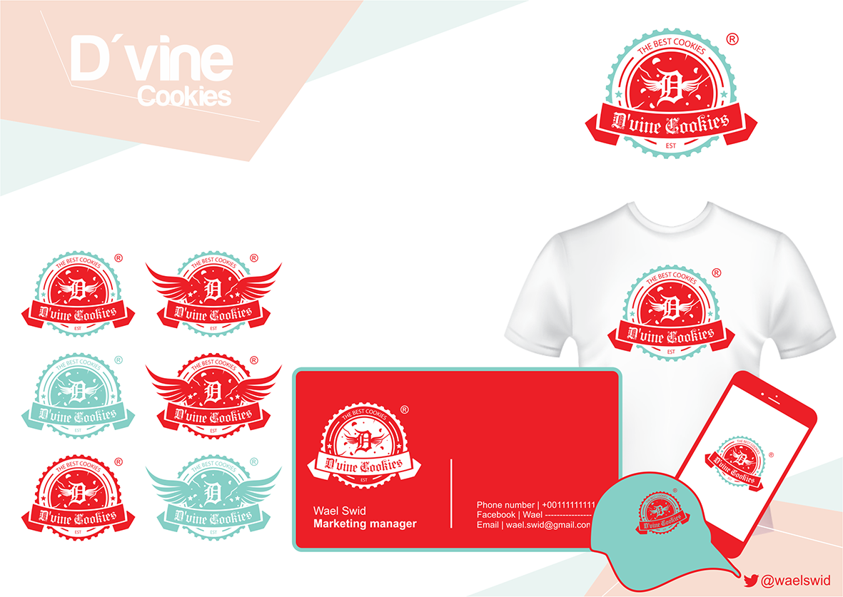 Design de Logo par WaelSwid pour D'vine Cookies | Design #16353363