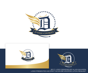 Logo Design by alvinnavarra for D'vine Cookies | Design: #16344627