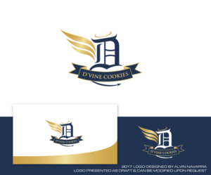 Logo Design by alvinnavarra for D'vine Cookies | Design: #16344628
