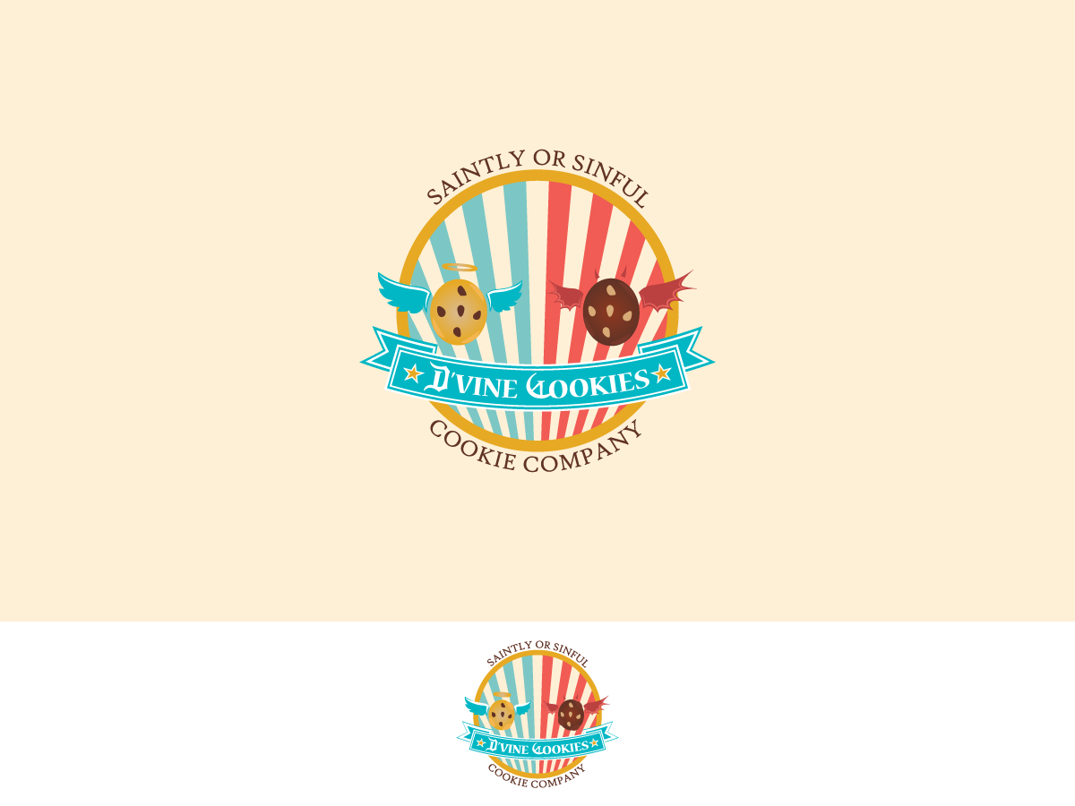 Logo Design by Solar Designs for D'vine Cookies | Design #16700579