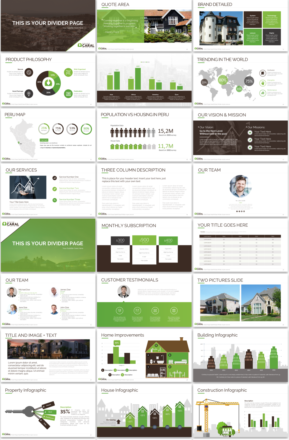 PowerPoint Design by Imazing for Grupo Caral | Design #16381795