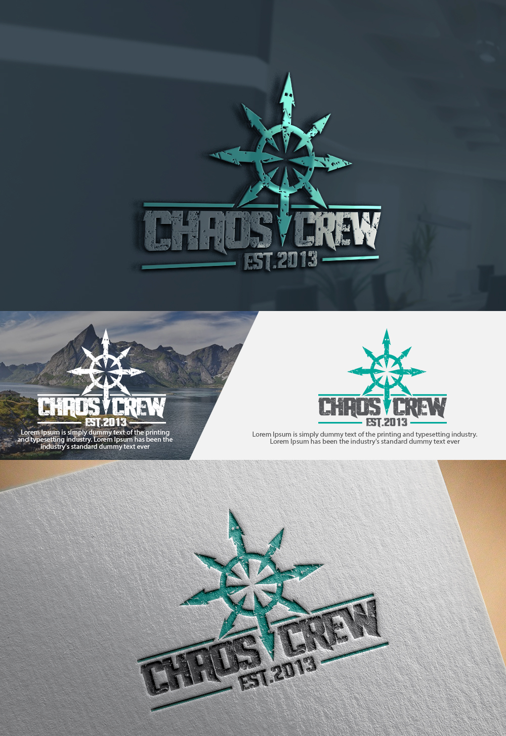 Diseño de Logo por :) para Chaos Crew  | Diseño: #16365677