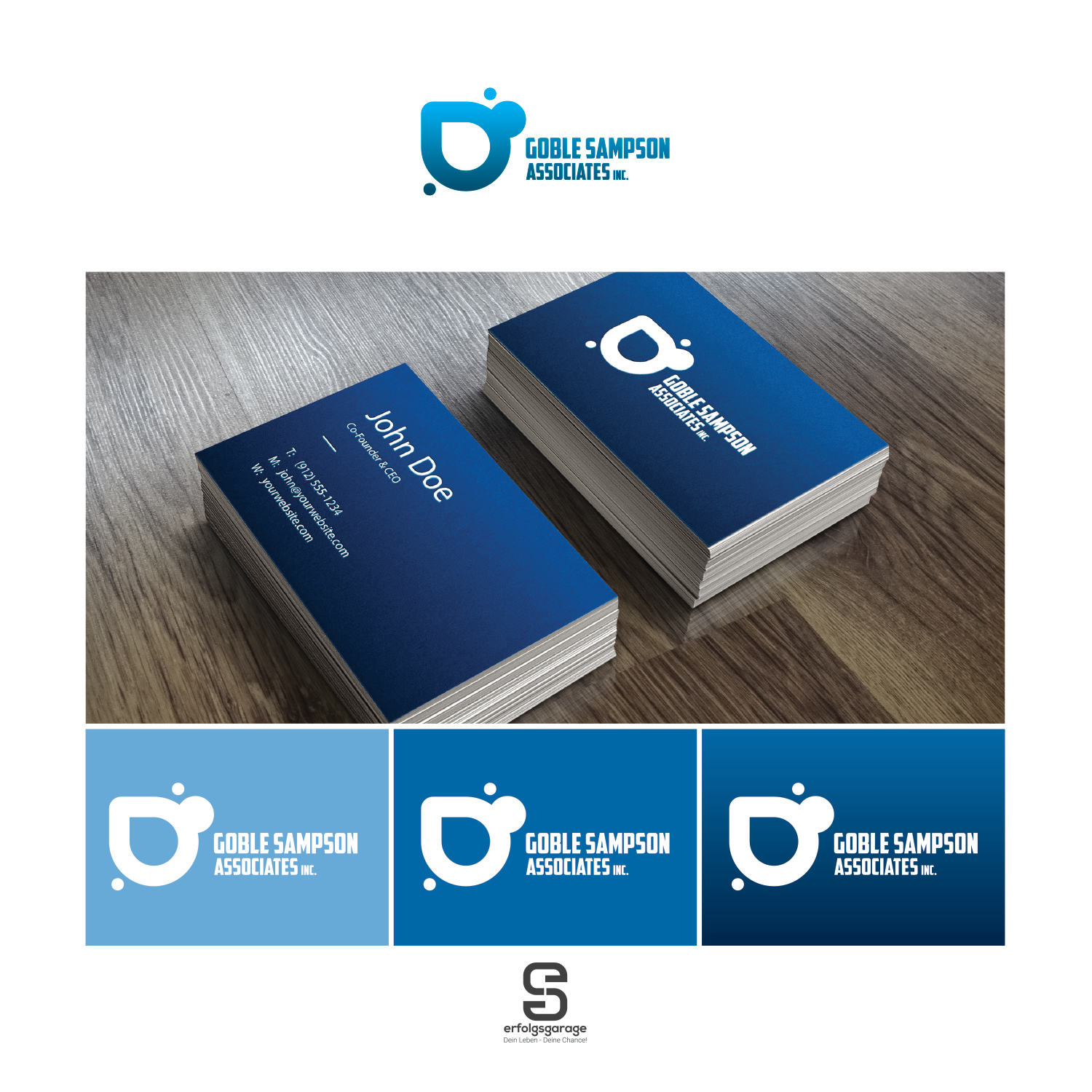 Logo Design by BRAT Studio for Goble Sampson Associates | Design #16341291