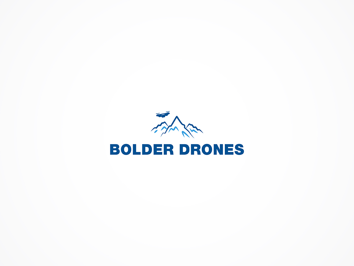 Logo Design by VerticalHorizon for bolder drones | Design #16357084
