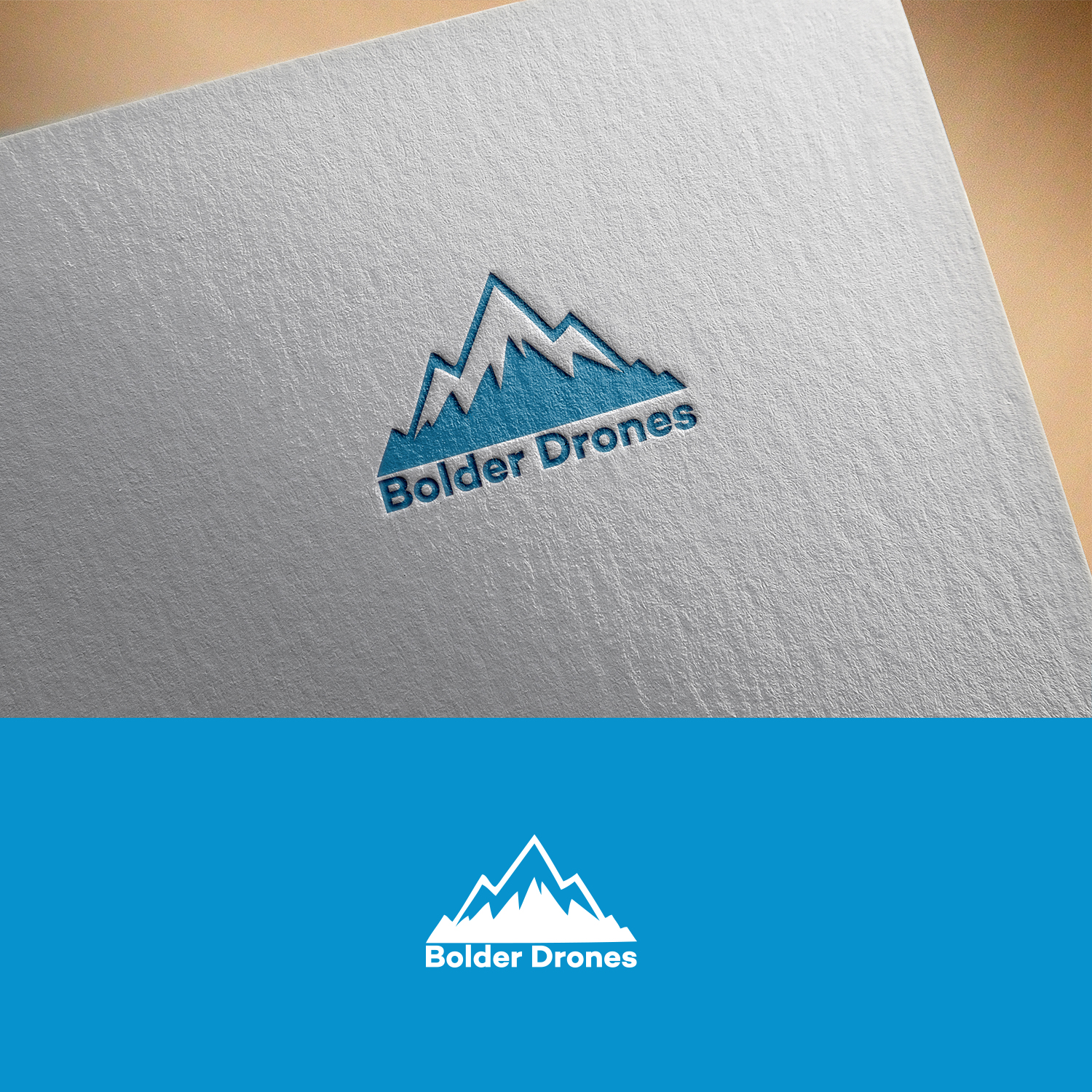 Logo Design by DesignDUO for bolder drones | Design #16363247