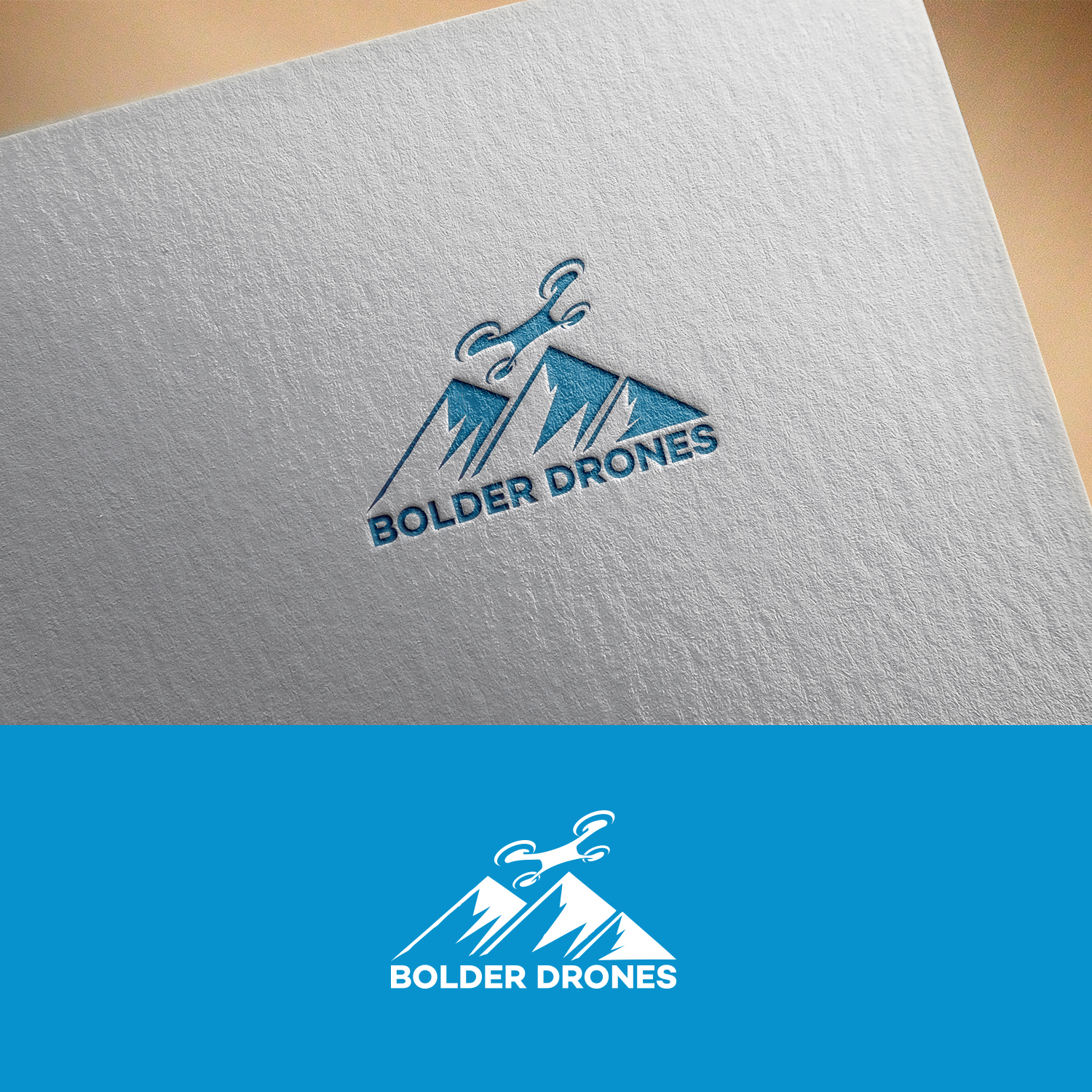 Logo Design by DesignDUO for bolder drones | Design #16371892