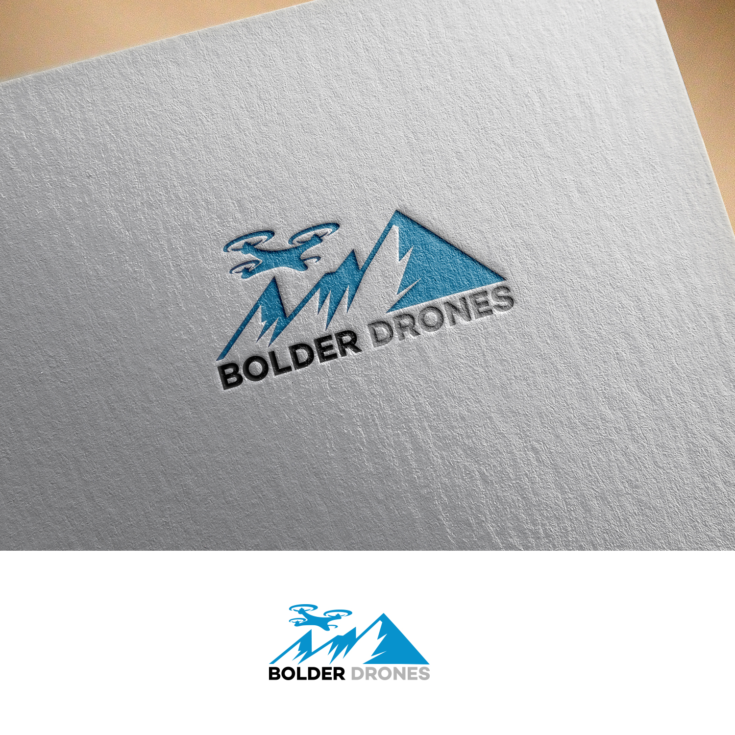 Logo Design by DesignDUO for bolder drones | Design #16379020