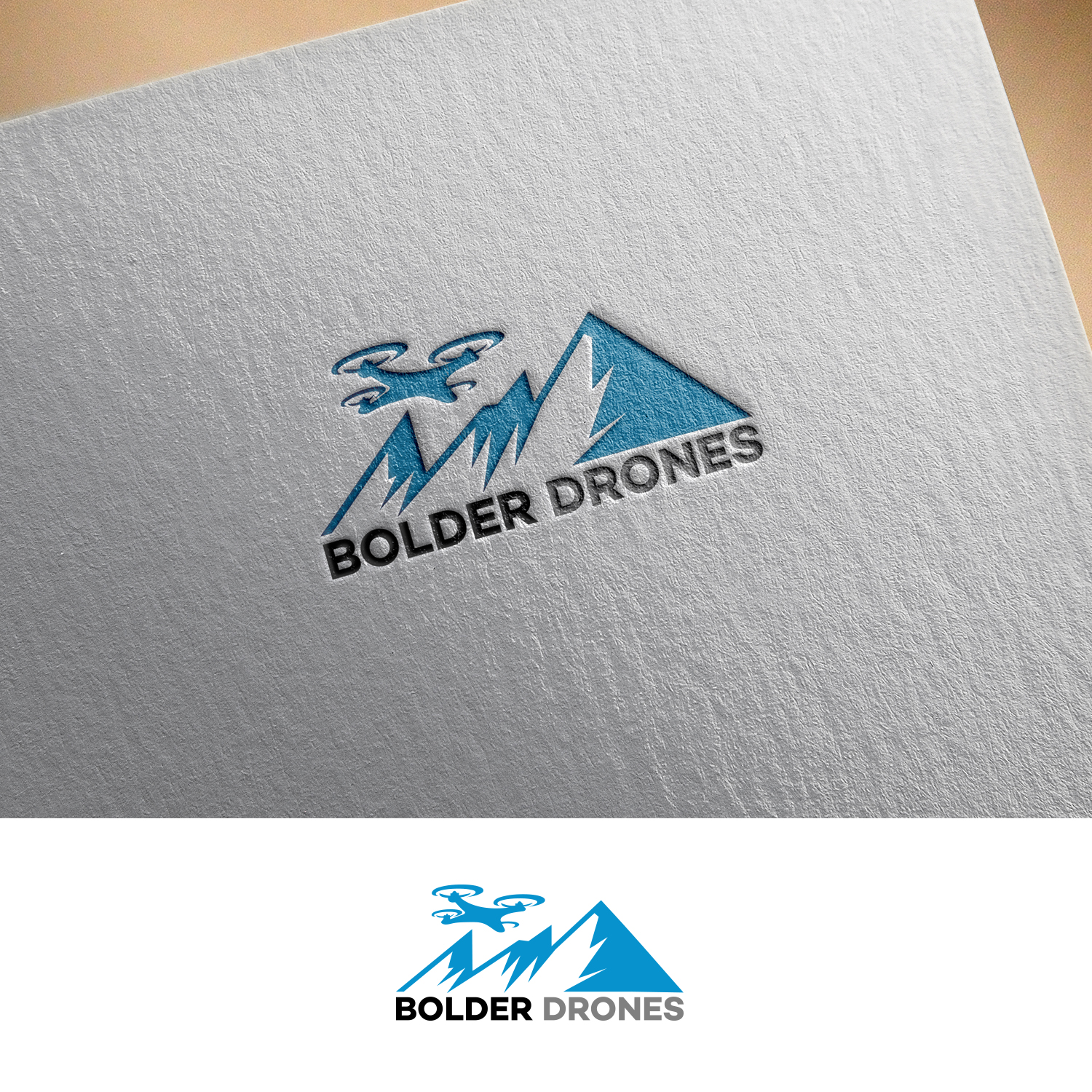 Logo Design by DesignDUO for bolder drones | Design #16379021