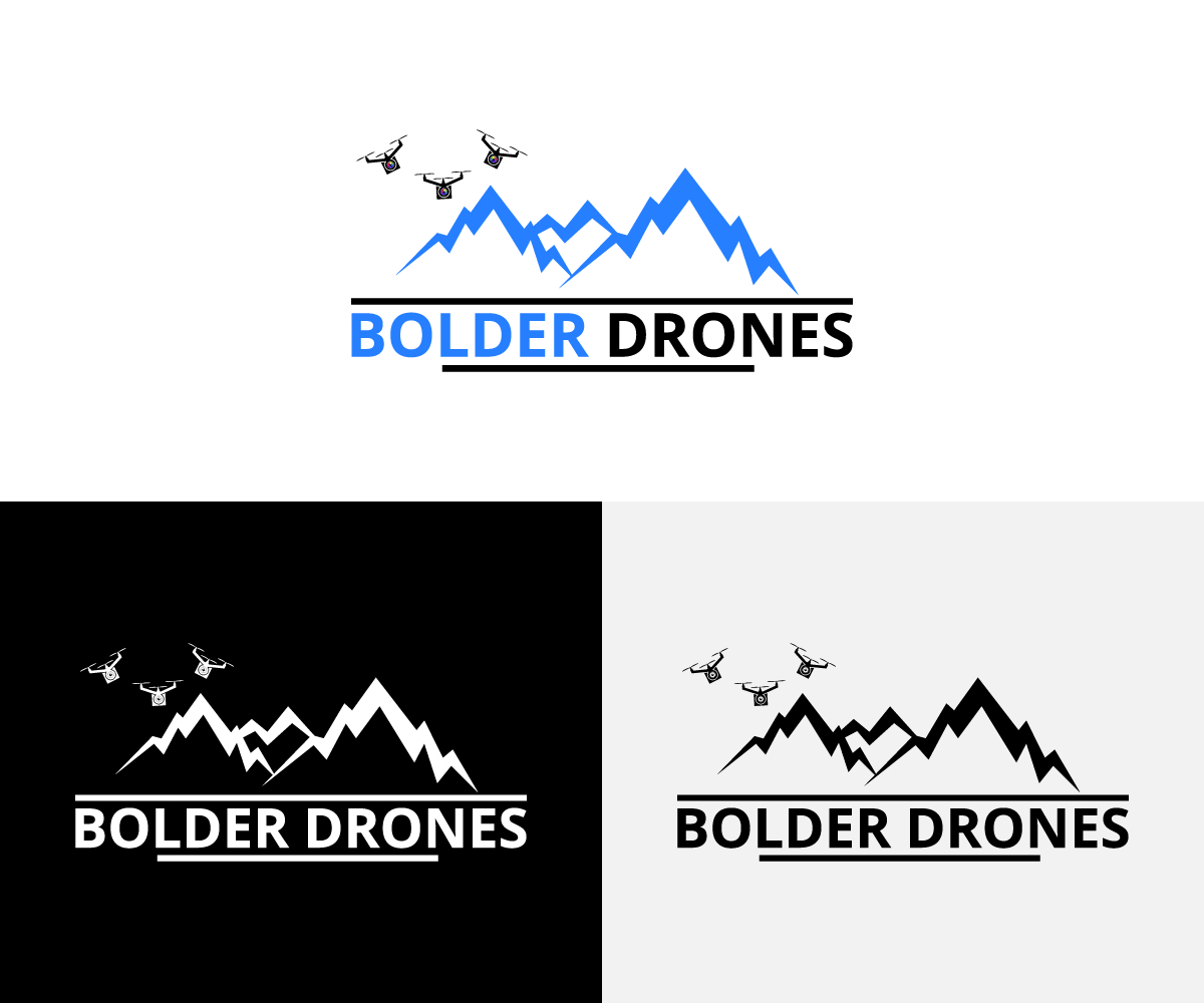 Logo Design by eMARK for bolder drones | Design #16363707