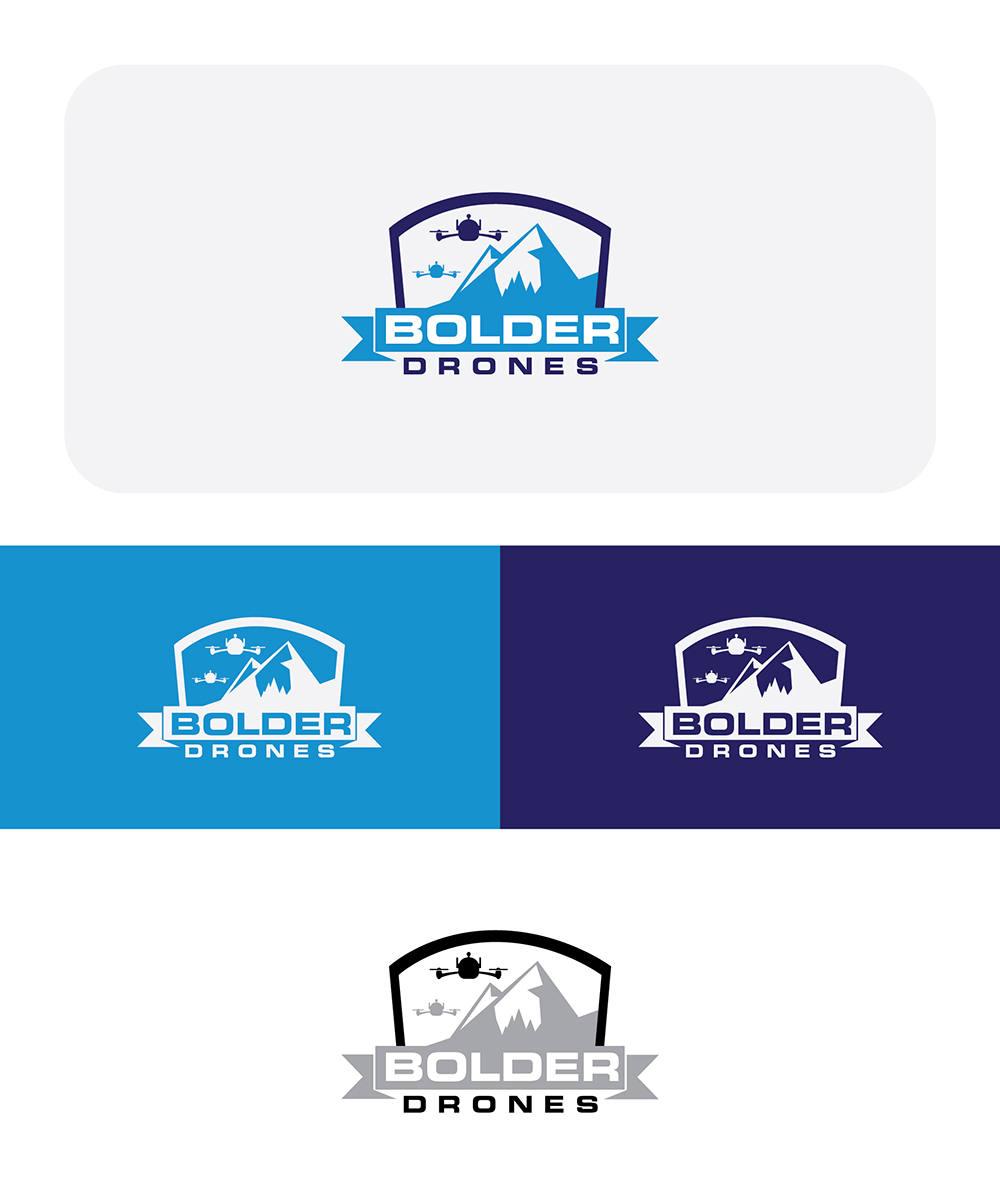 Logo Design by zdmedia for bolder drones | Design #16349160