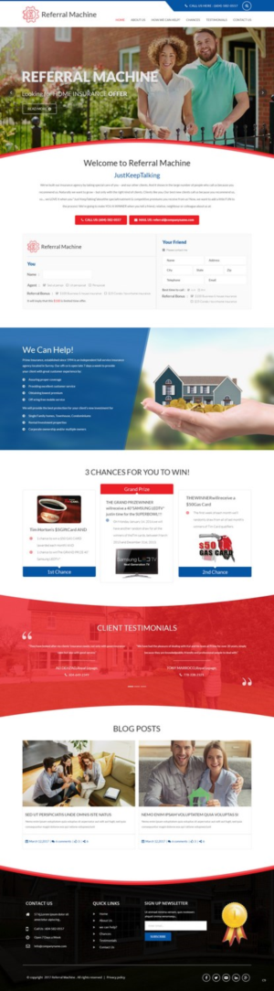 Web Design by pb for Prime Insurance Centre Ltd | Design: #16377170