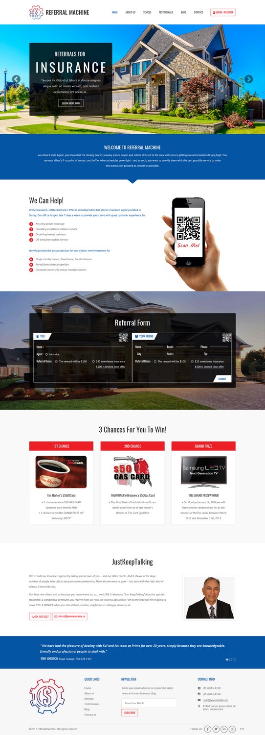 Web Design by pb for Prime Insurance Centre Ltd | Design #16377174