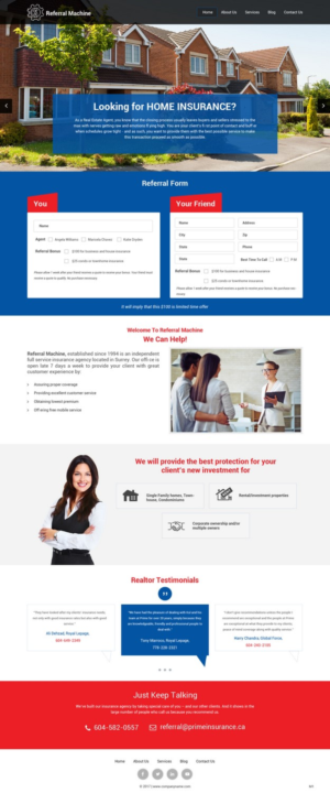Web Design by pb for Prime Insurance Centre Ltd | Design: #16378176