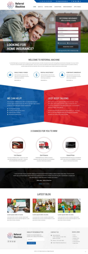 Web Design by pb for Prime Insurance Centre Ltd | Design: #16378177