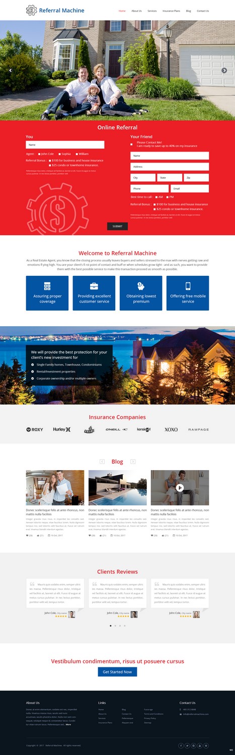 Web Design by pb for Prime Insurance Centre Ltd | Design #16378179