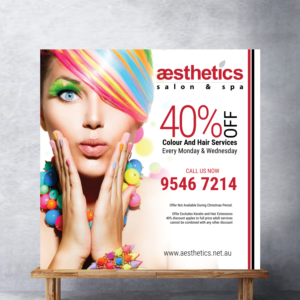 Poster Design by uk for aesthetics salon  spa | Design: #16346634