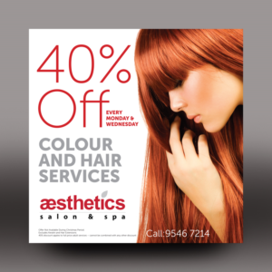 Poster Design by rkailas for aesthetics salon  spa | Design: #16379197