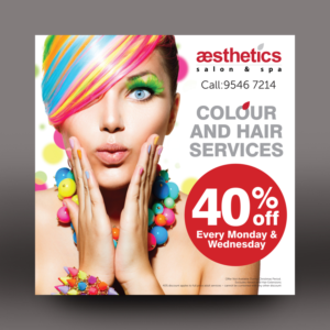 Poster Design by rkailas for aesthetics salon  spa | Design: #16379214