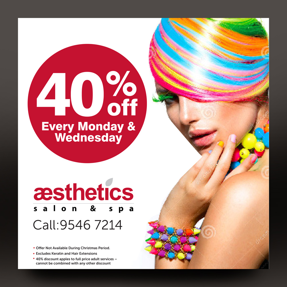 Poster Design by rkailas for aesthetics salon  spa | Design: #16441491