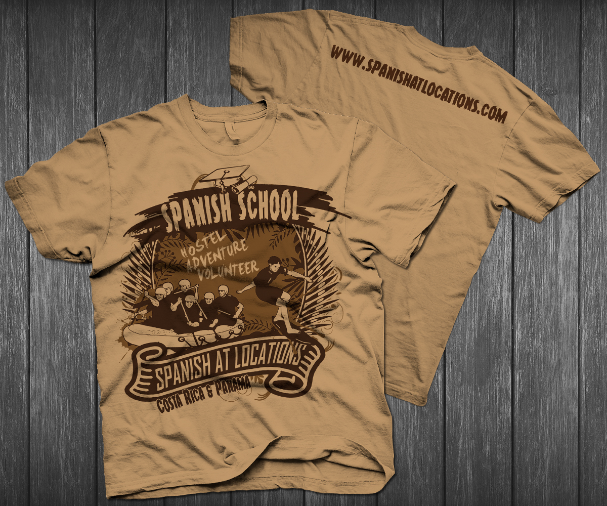 Design de T-shirt par Mr. Tee pour Spanish at Locations | Design : #2699405