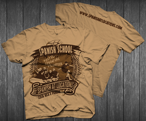 Catchy t-shirt for Spanish at Locations.
