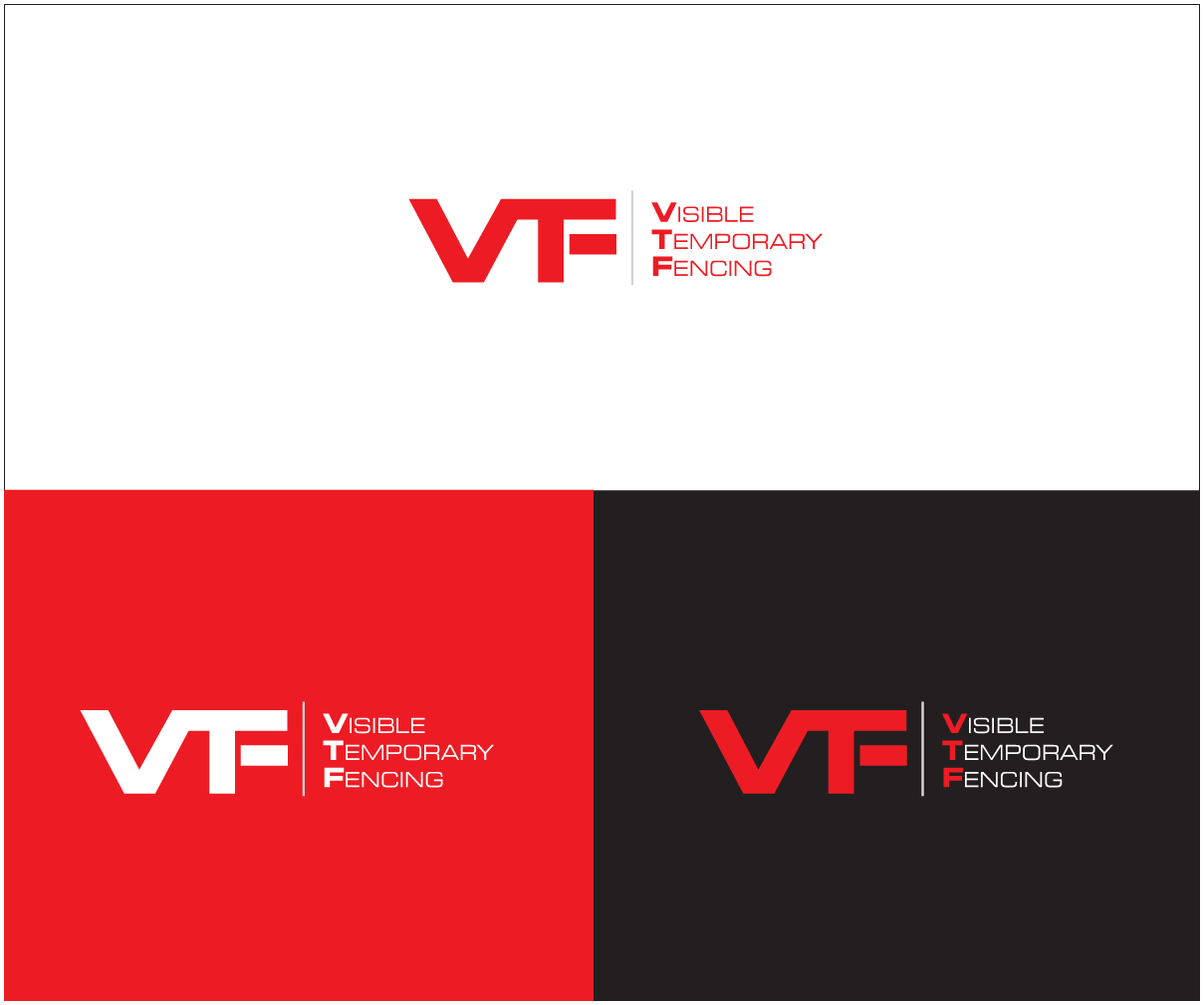 Logo Design by bijuak for Visible temporary fencing | Design #2655843